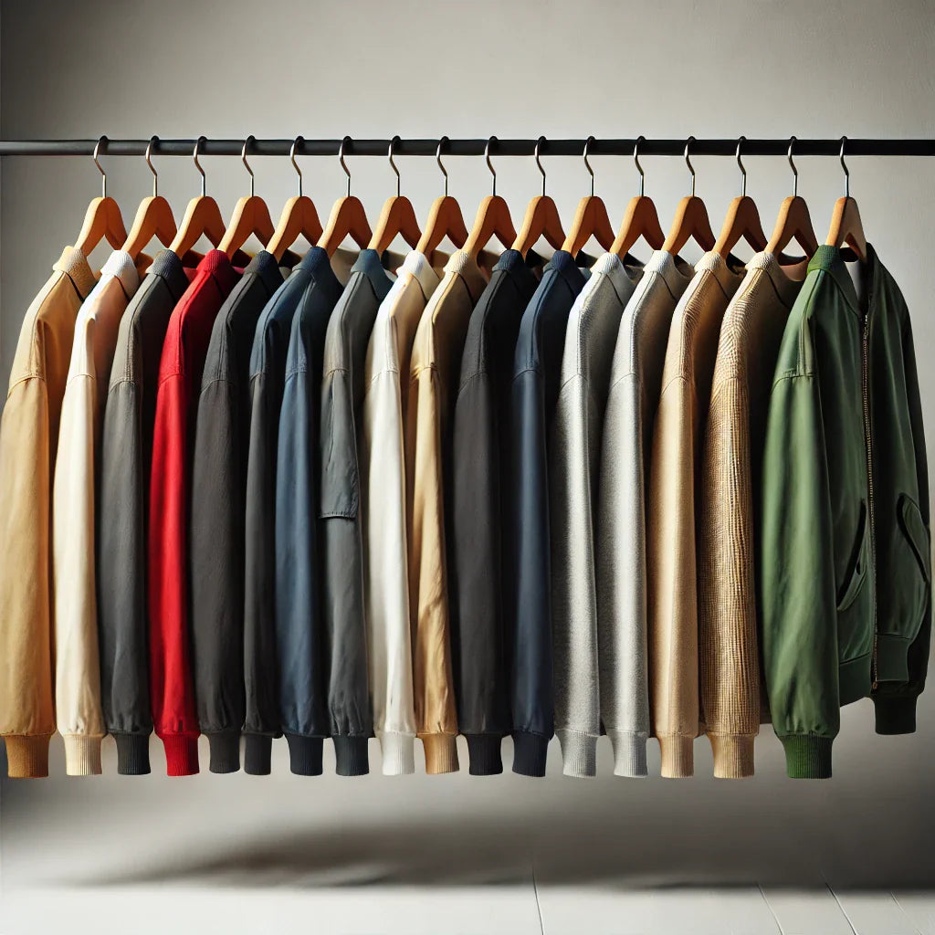 Custom jackets for embroidery or printing including workwear, branded outerwear, and casual styles
