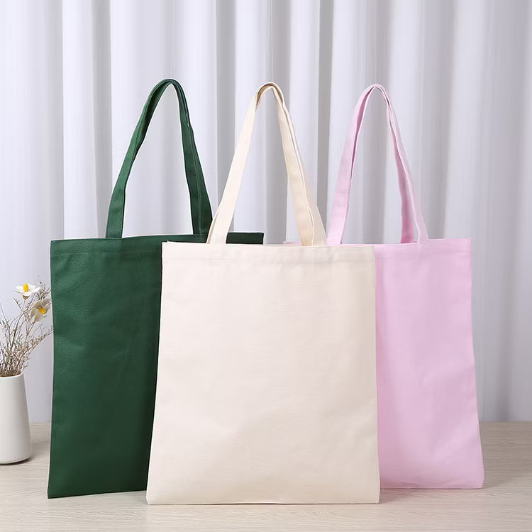 Custom tote bags with embroidery or printing for events, giveaways, retail, or personal use