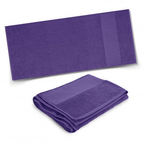 Cotton Terry Towel - Purple