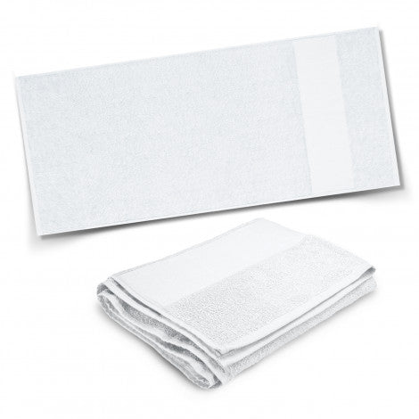 Cotton Terry Towel - White