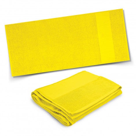 Cotton Terry Towel - Yellow