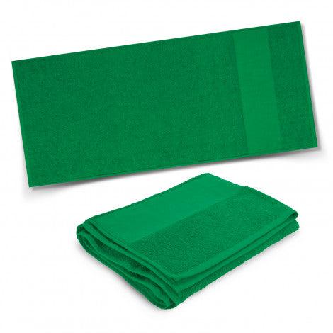 Cotton Terry Towel - Dark Green