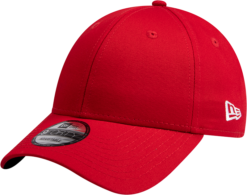 New Era 9FORTY Adjustable Snapback Blank Cap - Red