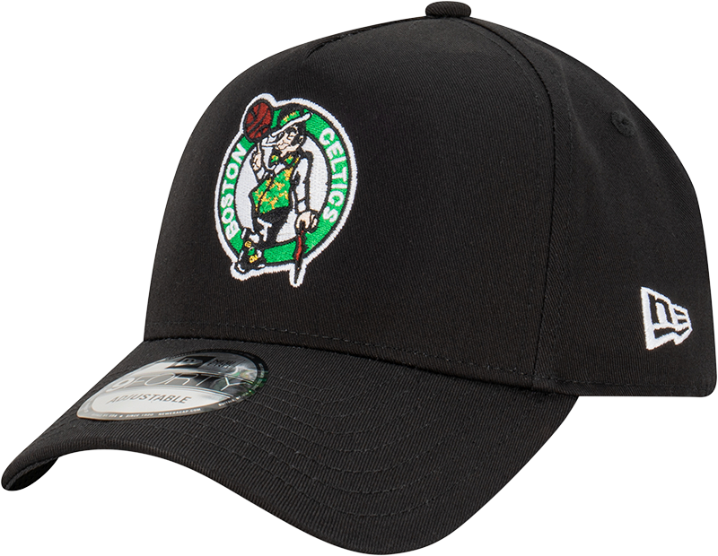 Boston Celtics New Era 9FORTY A-Frame Snapback Hat - Black