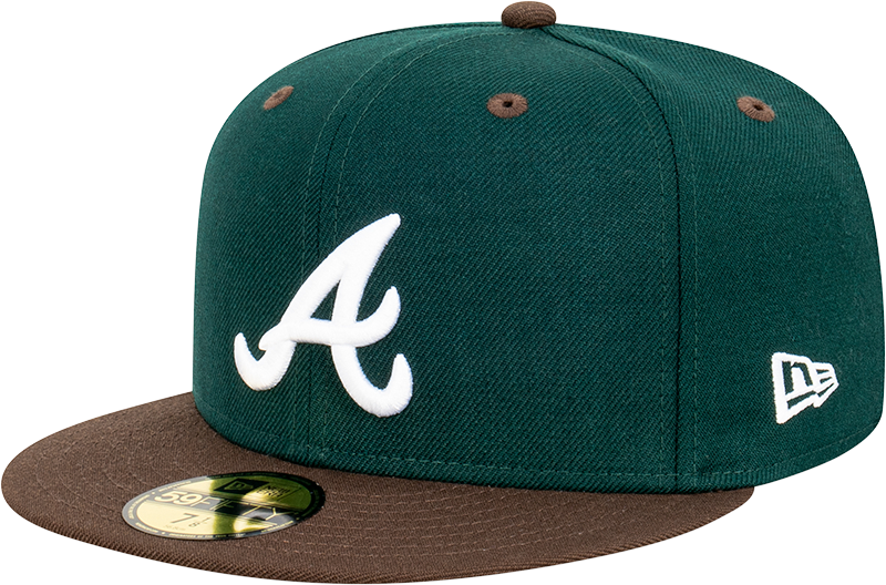 Atlanta Braves 59Fifty Fitted Cap - Walnut