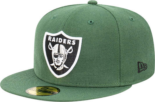 Oakland Raiders 59Fifty Fitted Cap - Rifle Green