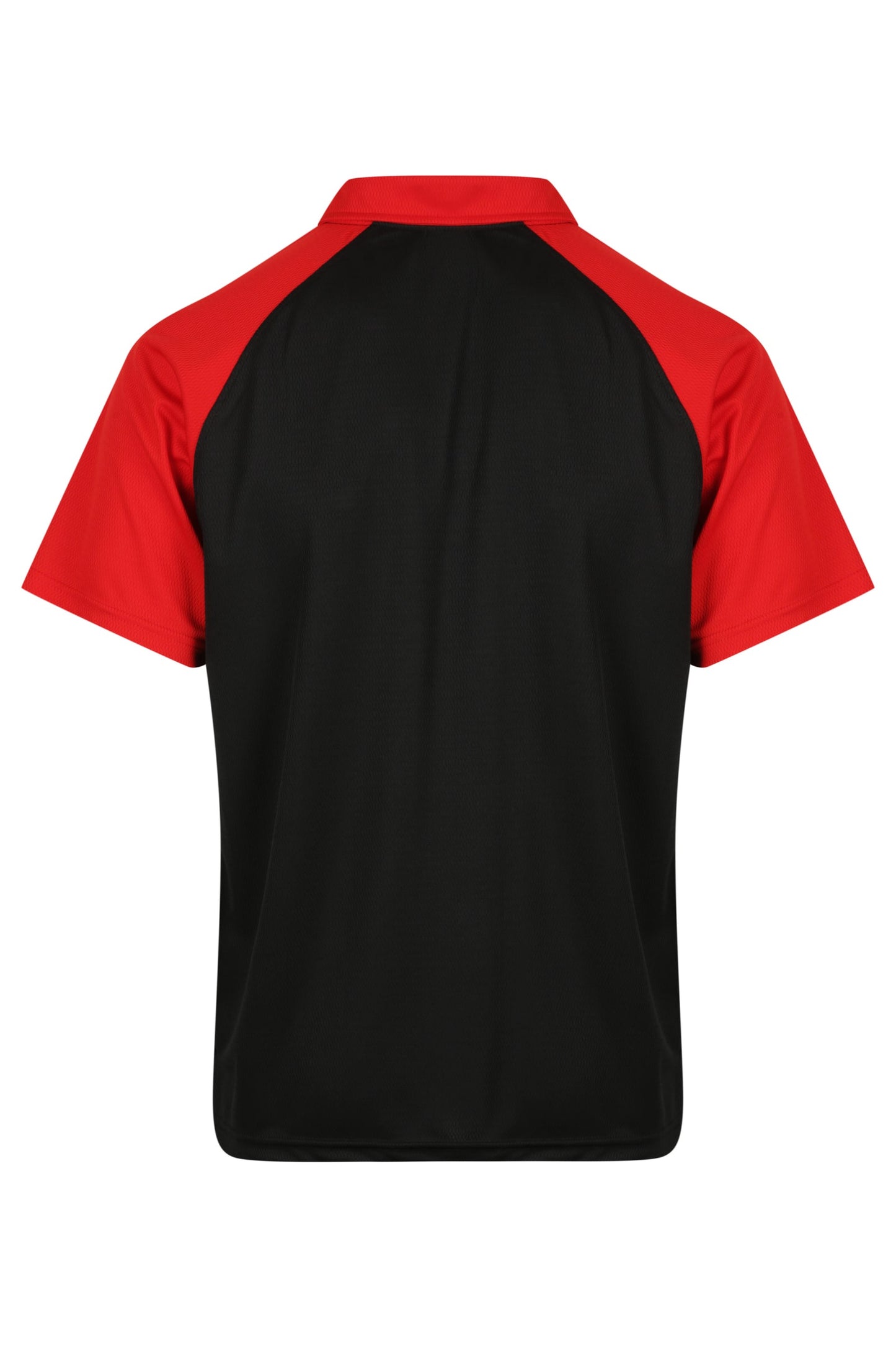Manly Polo - Black & Red
