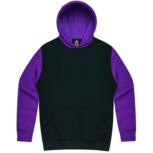Monash Hoodie - Black & Purple