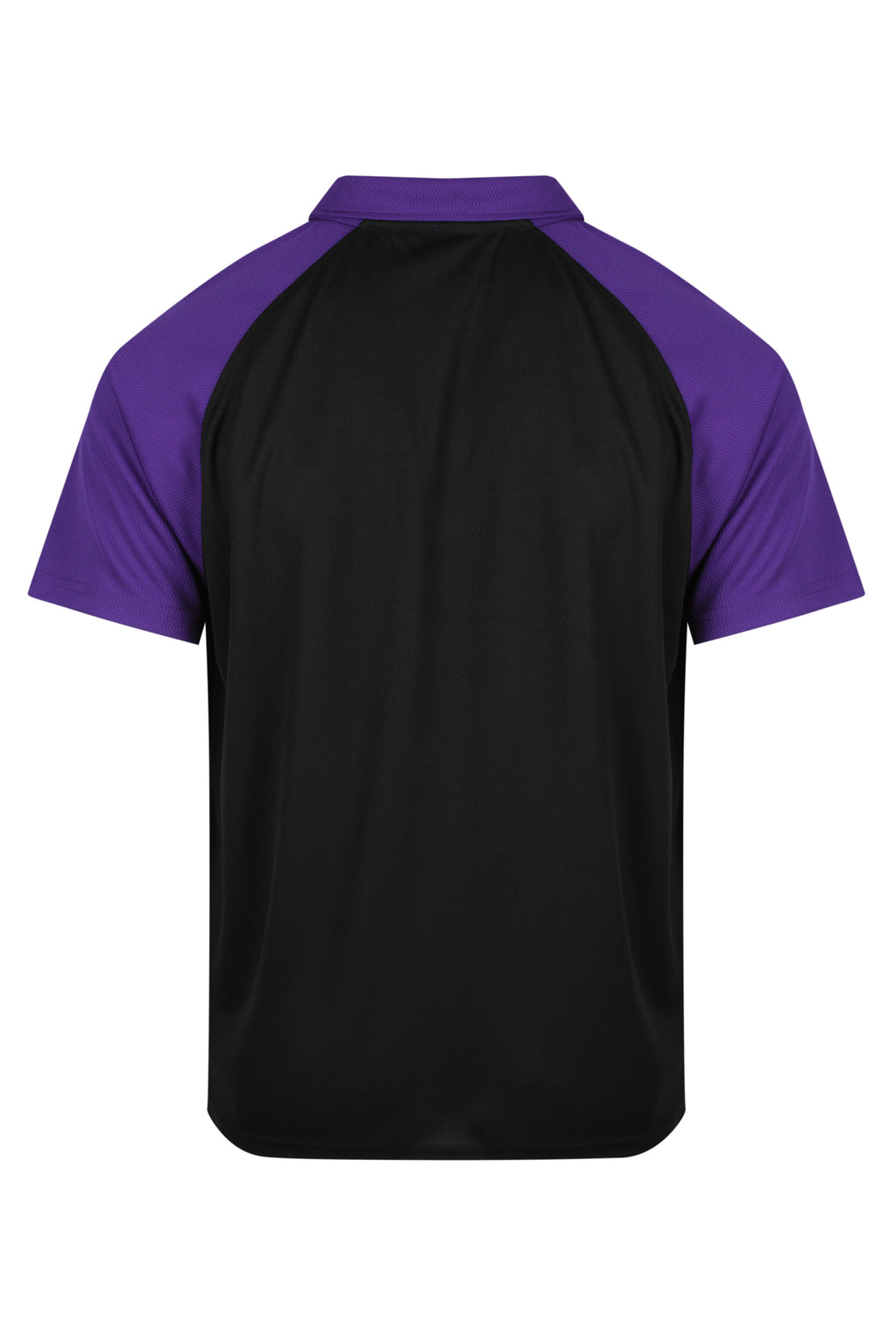 Manly Polo - Black & Purple