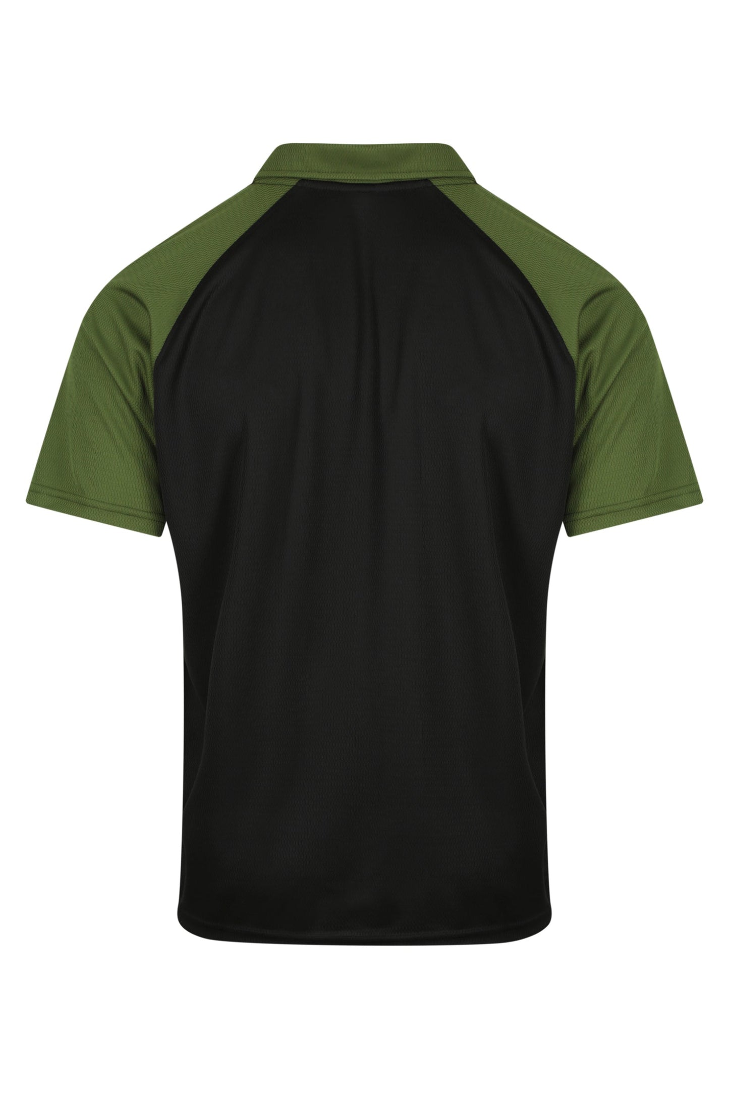 Manly Polo - Black & Olive