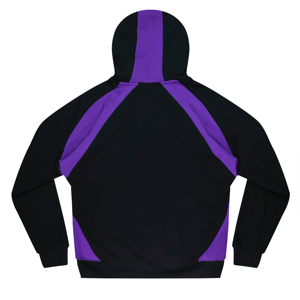 Huxley Hoodie - Black & Purple
