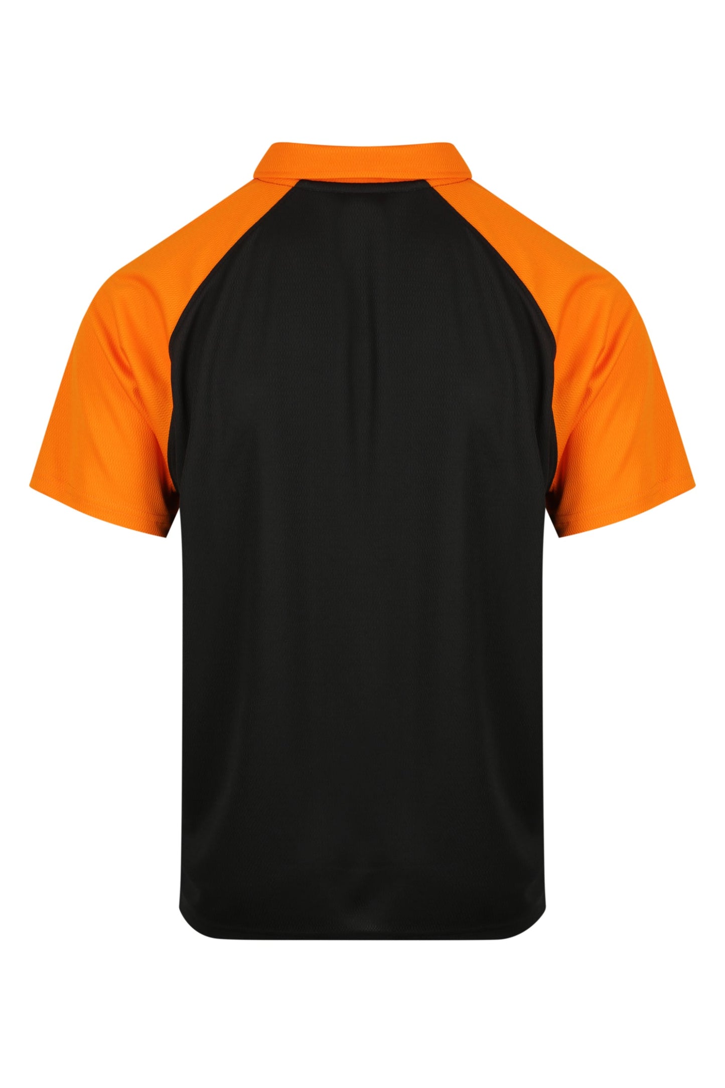 Manly Polo - Black & Orange