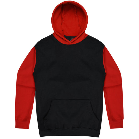 Monash Hoodie - Black & Red