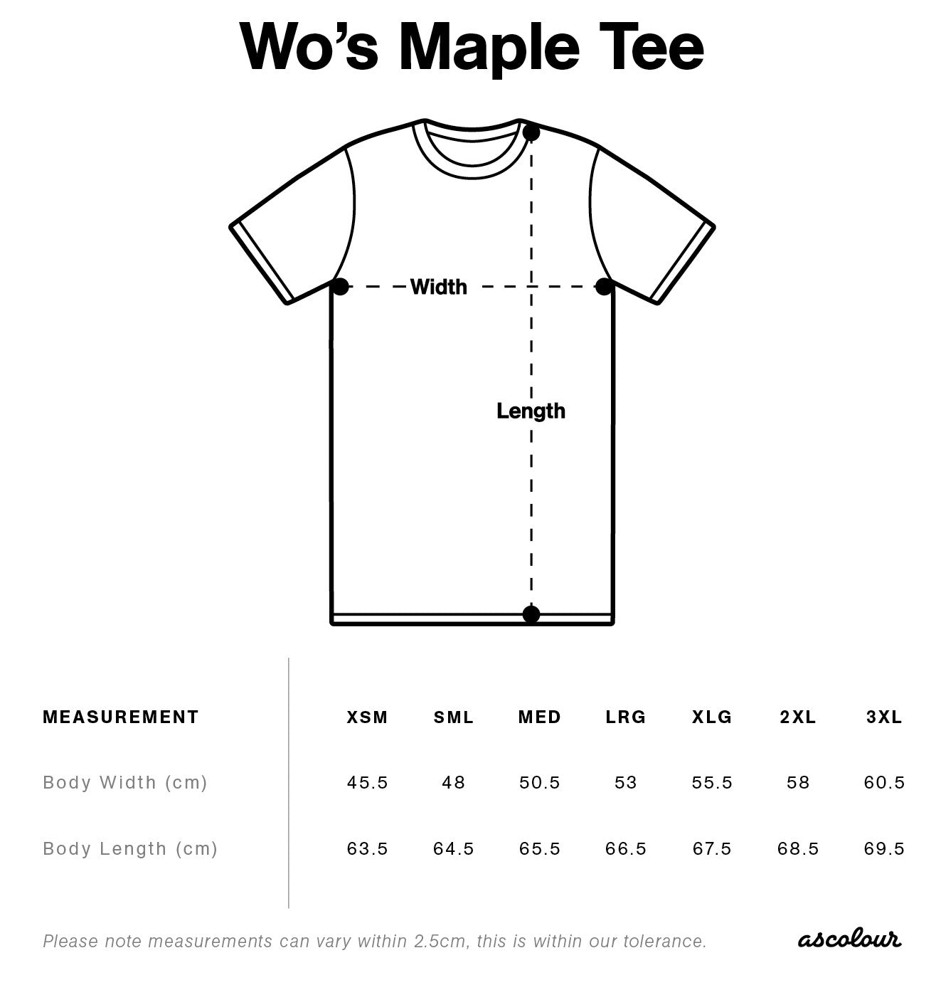 As Colour - Maple Tee Womans