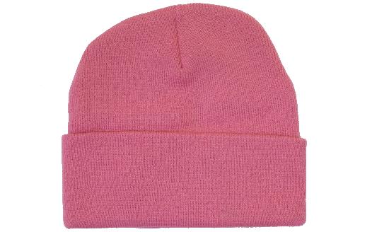 Rolldown Beanie - Pink