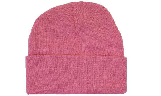 Rolldown Beanie - Pink