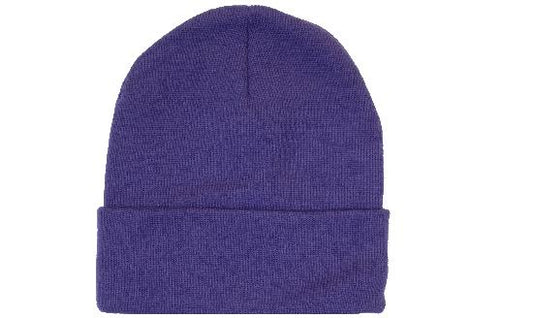 Rolldown Beanie - Purple