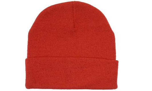 Rolldown Beanie - Red