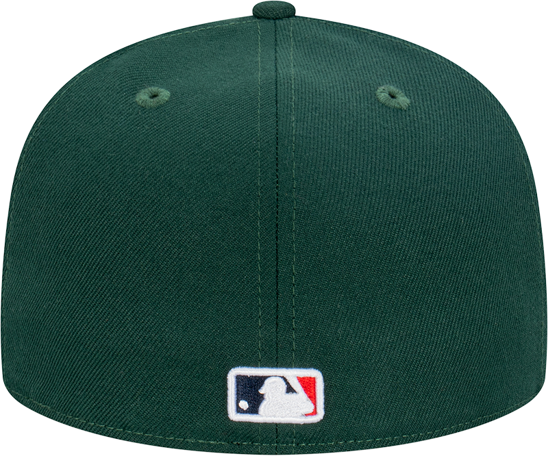 Oakland A's 59Fifty Fitted Cap - Green & White