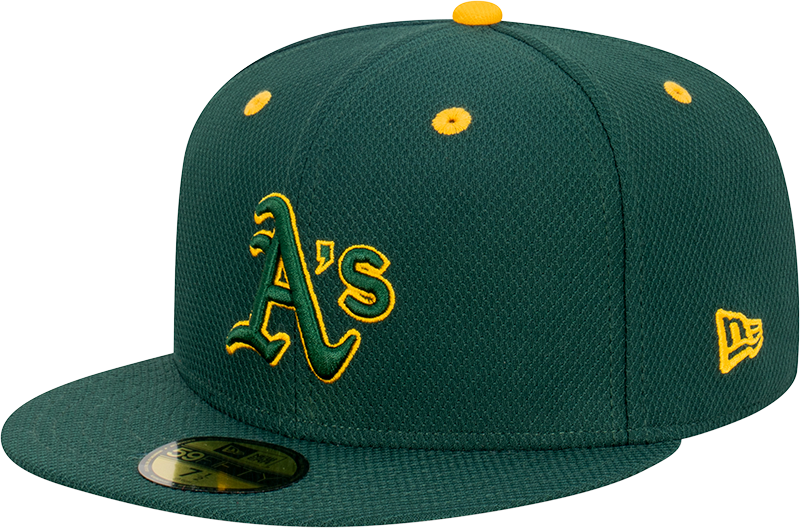 Oakland A's 59Fifty Fitted Cap - Green & Yellow