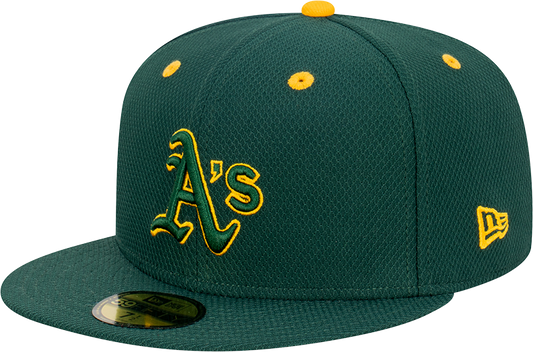 Oakland A's 59Fifty Fitted Cap - Green & Yellow