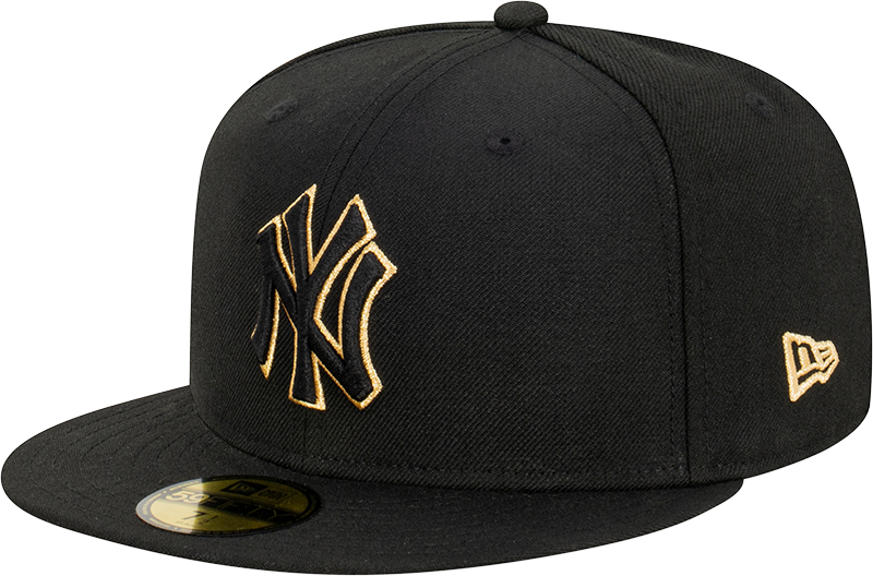 New York Yankees 59Fifty Fitted Cap - Black & Gold