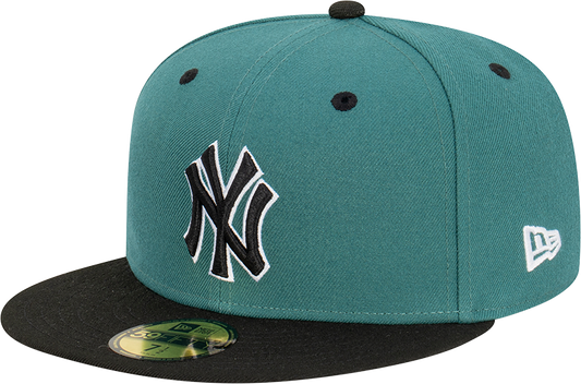 New York Yankees 59Fifty Fitted Cap - Pine & Black