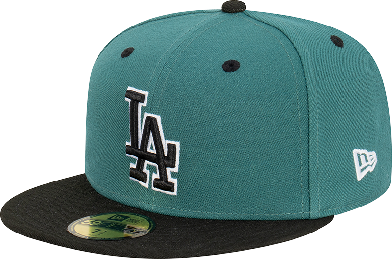 Los Angeles Dodgers 59Fifty Fitted Cap - Pine & Black