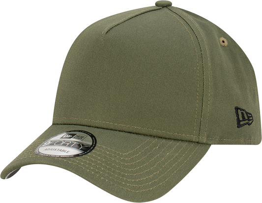 New Era 9FORTY A-Frame Snapback Blank Hat - Olive