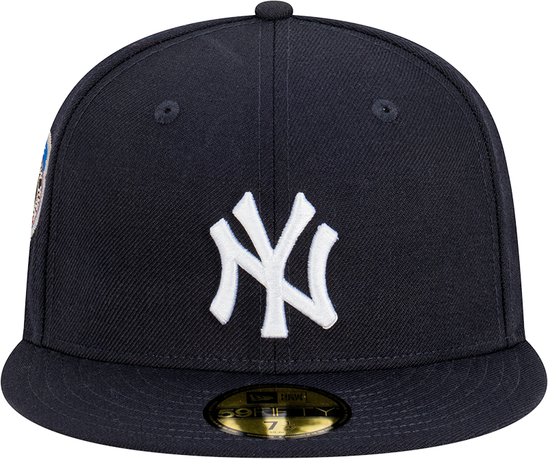 New York Yankees 59Fifty Fitted Cap - Navy Blue & White