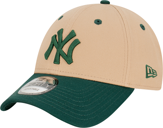 New York Yankees 9FORTY A-Frame Clothstrap - Camel Green