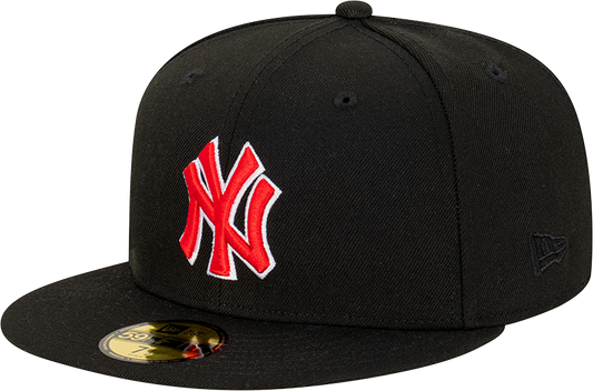 New York Yankees 59Fifty Fitted Cap - Black