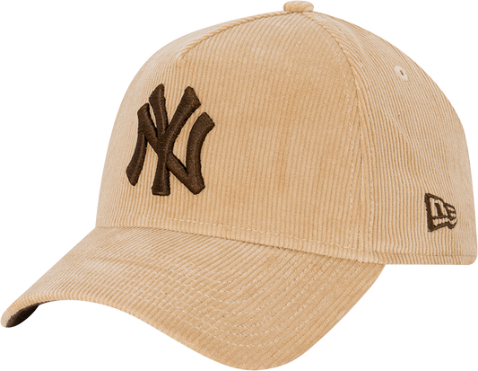 New York Yankees 9FORTY A-Frame - Camel Walnut Cord