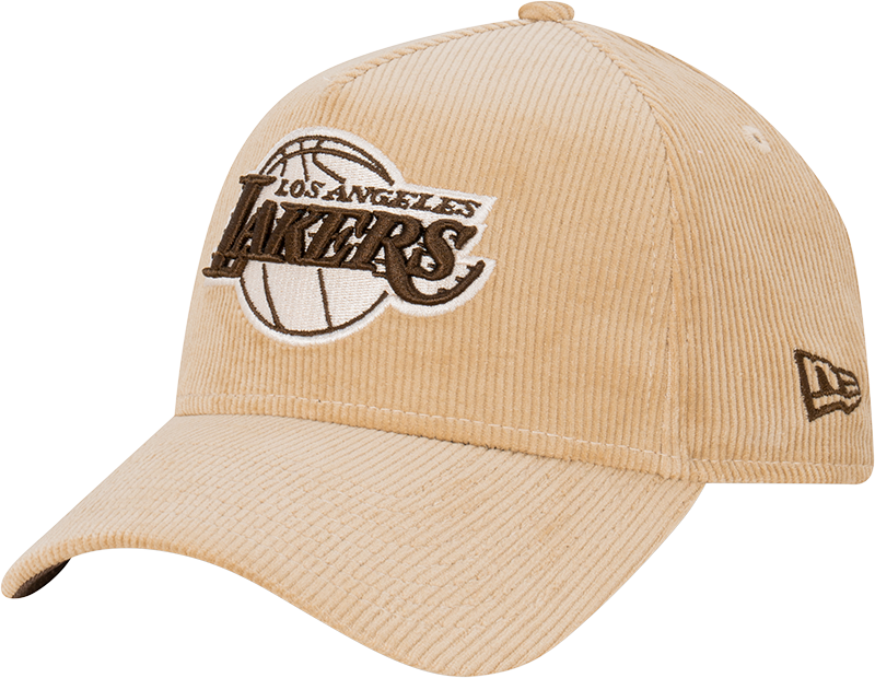 Los Angeles Lakers 9FORTY A-Frame - Camel Walnut Cord