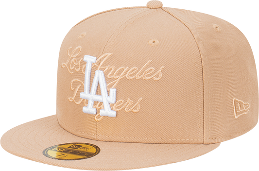 Los Angeles Dodgers 59Fifty Fitted Cap - Camel