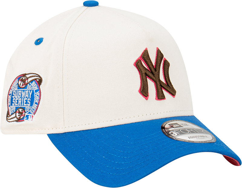 New York Yankees 9FORTY A-Frame Snapback Hat - Wine Cork