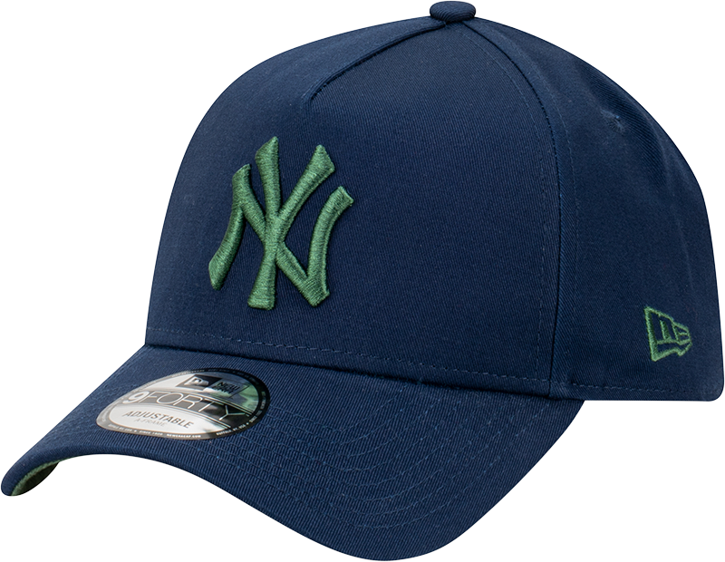 New York Yankees 9FORTY A-Frame Snapback - Blue Kelp