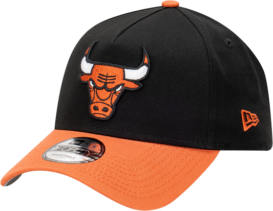 Chicago Bulls New Era 9FORTY A-Frame Snapback Hat - Burnt Redwood