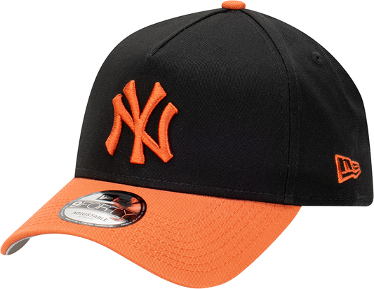 New York Yankees New Era 9FORTY A-Frame Snapback Hat - Burnt Redwood