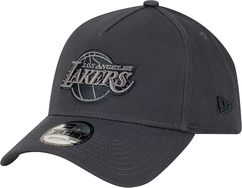 Los Angeles Lakers New Era 9Forty Snapback - Tonal Emboss Dark Graphite