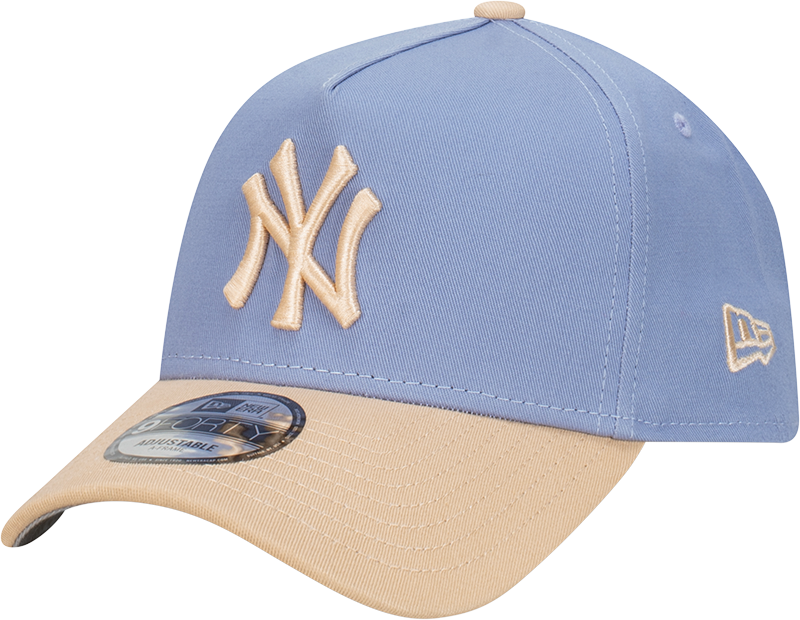 New York Yankees 9FORTY A-Frame Snapback - Blueberry Cream