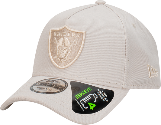 Oakland Raiders New Era 9Forty Snapback - Reprieve Stone Ivory