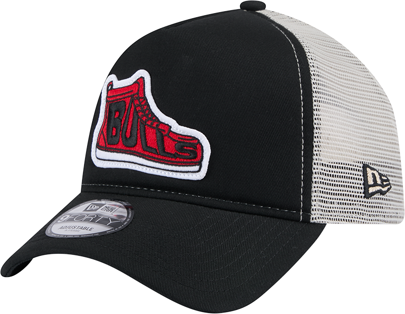 Chicago Bulls 9FORTY A-Frame Trucker Snapback