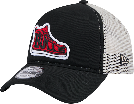 Chicago Bulls 9FORTY A-Frame Trucker Snapback