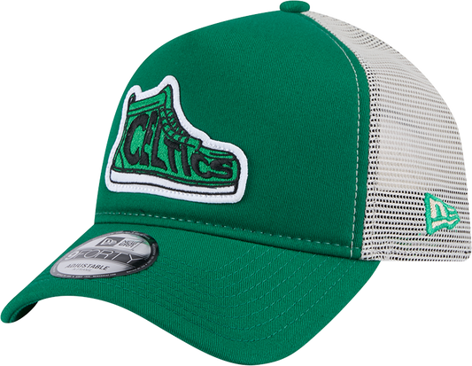 Boston Celtics 9FORTY A-Frame Trucker Snapback