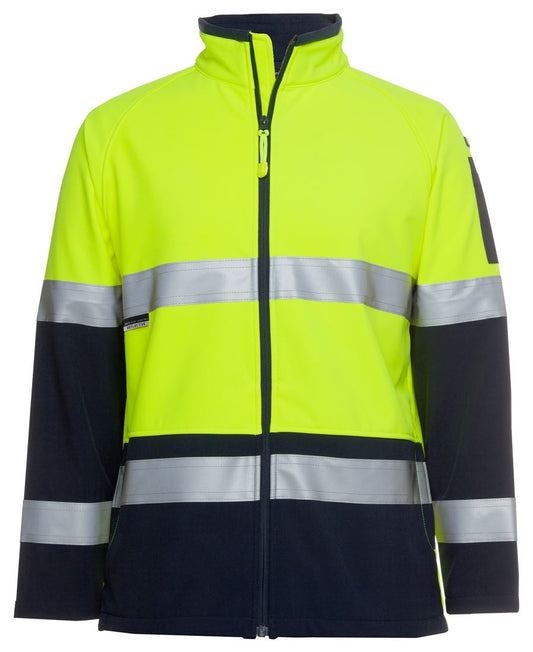 JB's Hi Vis 4602.1 (D+N) Softshell Jacket - Green