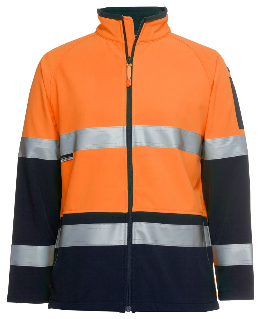 JB's Hi Vis 4602.1 (D+N) Softshell Jacket - Orange