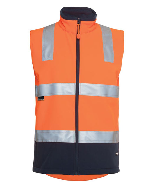 JB's Hi Vis (D+N) Softshell Vest - Orange