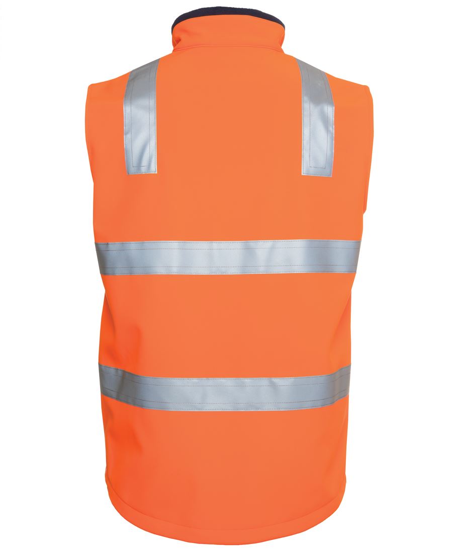 JB's Hi Vis (D+N) Softshell Vest - Orange