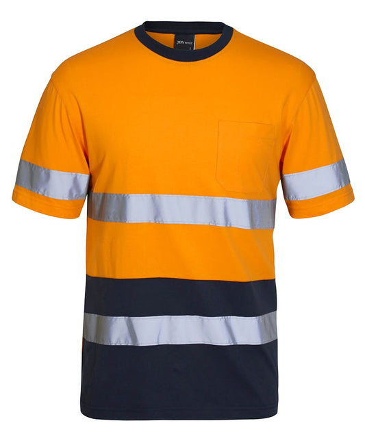 JB's Hi Vis (D+N) Cotton T-Shirt - Orange